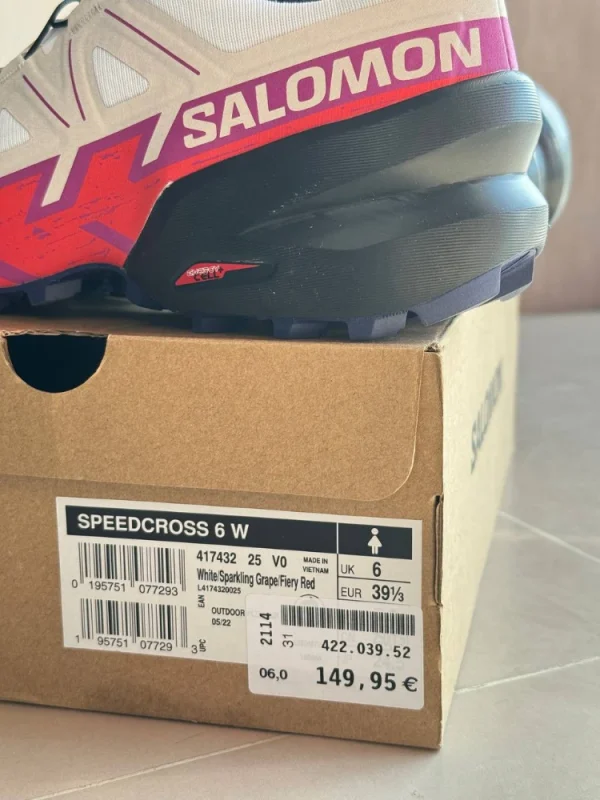 سالامون  speed cross 6gtx سفید بنفش - Image 6