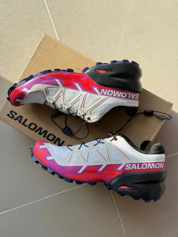 سالامون  speed cross 6gtx سفید بنفش - Image 1