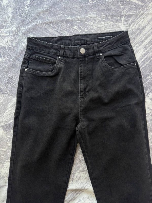شلوار جین راسته ذغالی cotton on - Image 3
