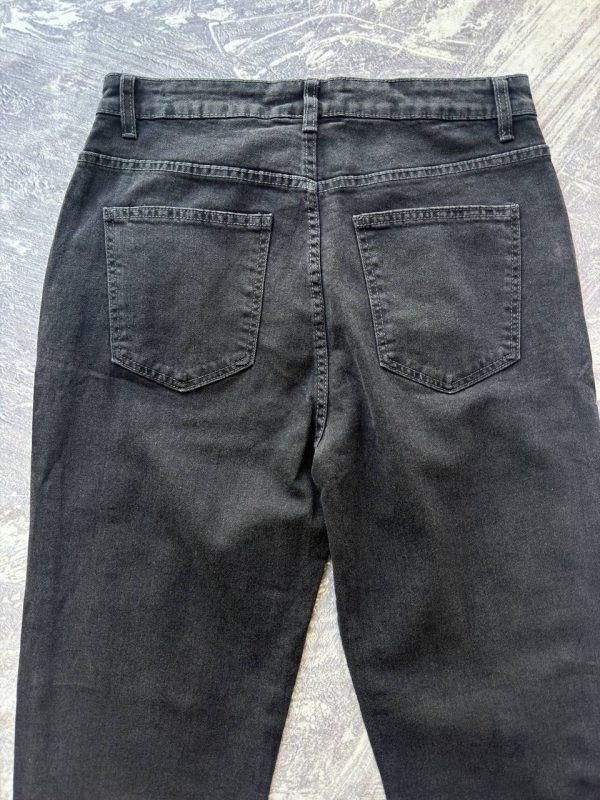 شلوار جین راسته ذغالی cotton on - Image 4