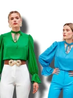 شومیز مجلسی عروسکی ترک