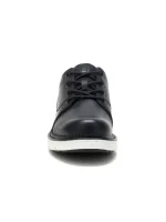 کفش مردانه مدل CAT COVERT LOW City Exploration White Soled Genuine Leather Casual Shoes for Men - Black - تصویر 2