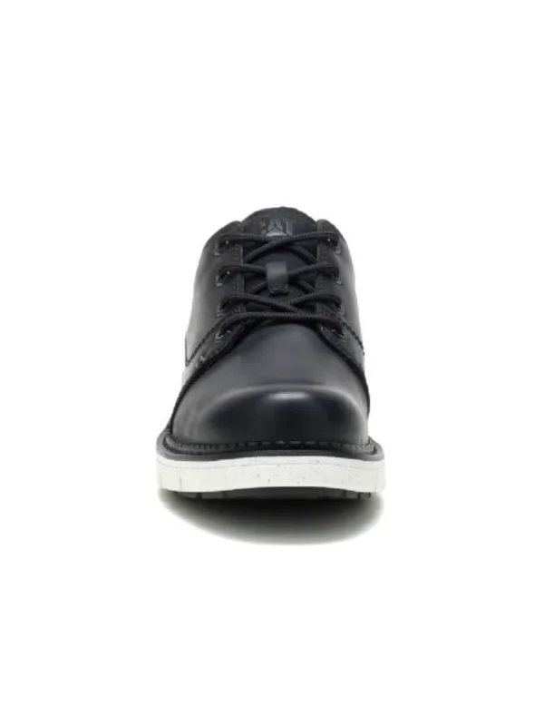 کفش مردانه مدل CAT COVERT LOW City Exploration White Soled Genuine Leather Casual Shoes for Men - Black - تصویر 2