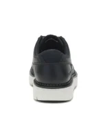 کفش مردانه مدل CAT COVERT LOW City Exploration White Soled Genuine Leather Casual Shoes for Men - Black - تصویر 5
