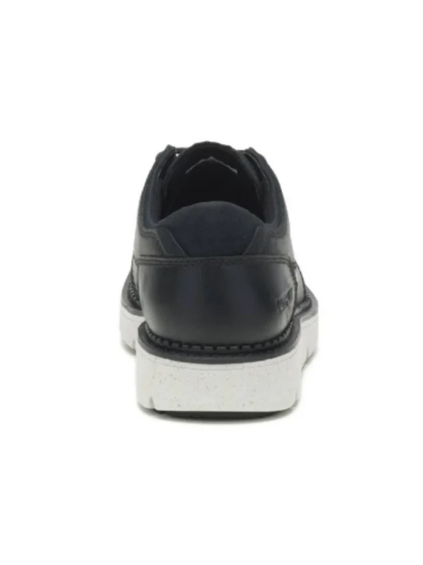 کفش مردانه مدل CAT COVERT LOW City Exploration White Soled Genuine Leather Casual Shoes for Men - Black - تصویر 5