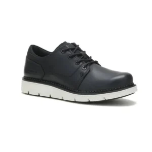 کفش مردانه مدل CAT COVERT LOW City Exploration White Soled Genuine Leather Casual Shoes for Men - Black