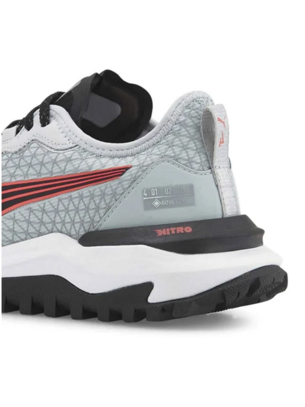 کتونی پوما مدل Puma Voyage Nitro 2 GORE-TEX Running Shoes Light Grey Black Red Women - تصویر 2