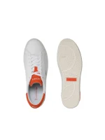 کتونی لاگوست مدل women's Powercourt 2.0 Orange Leather Trainers - Image 2