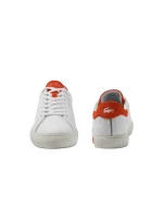 کتونی لاگوست مدل women's Powercourt 2.0 Orange Leather Trainers - Image 4