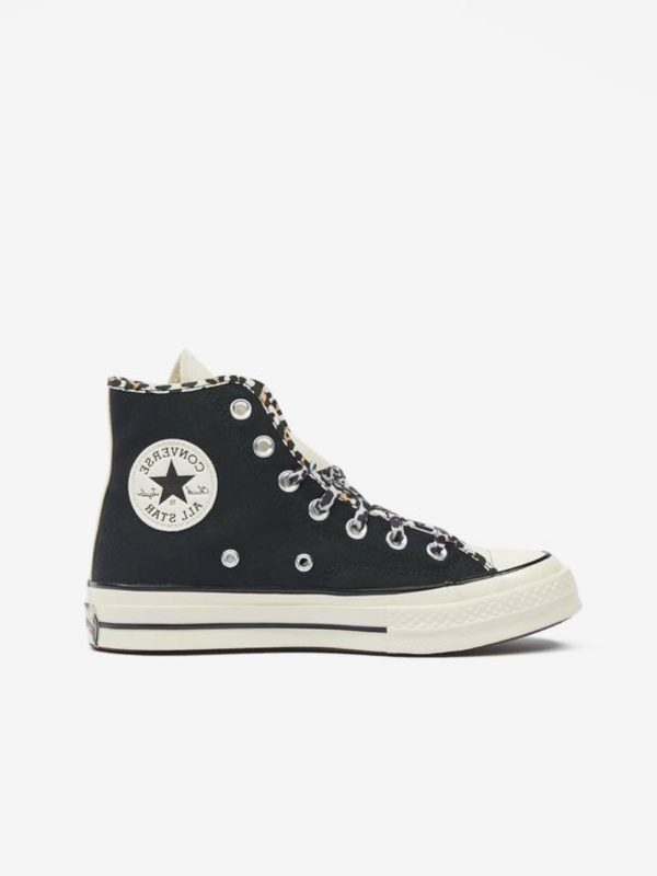 کتونی کانورس مدل Sneakers Converse Women's Chuck 70 Hi Black - تصویر 1