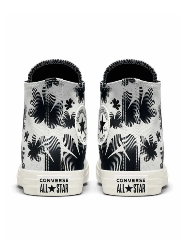 کتونی کانورس مدل Converse Chuck Taylor All Star Hi sneakers in light bone - Image 2