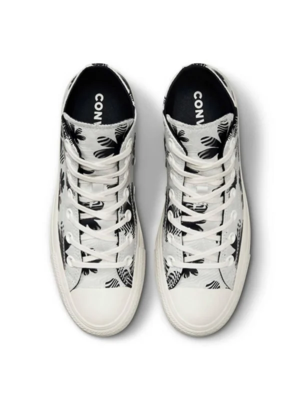 کتونی کانورس مدل Converse Chuck Taylor All Star Hi sneakers in light bone - Image 5