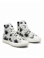 کتونی کانورس مدل Converse Chuck Taylor All Star Hi sneakers in light bone - Image 4