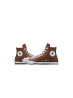 کتونی کانورس مدل Casual Trainers Converse Chuck Taylor All Star Hi Brown - تصویر 3