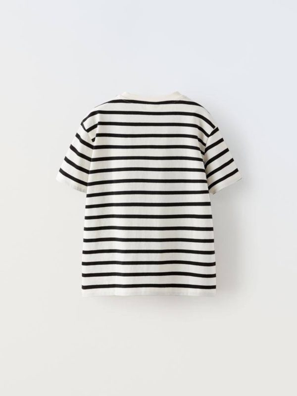 تیشرت بچگانه راه راه زارا اسپانیا - Image 2