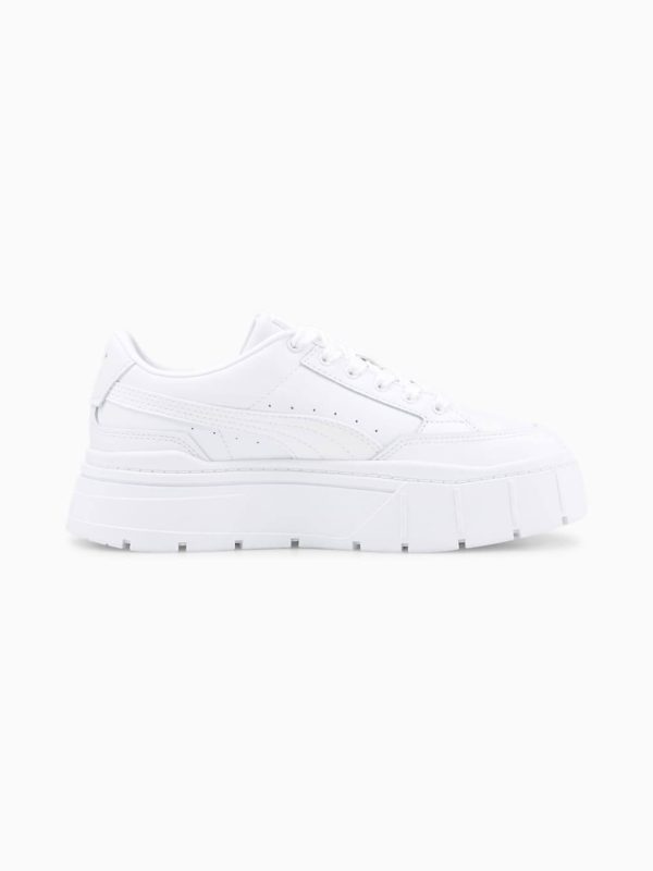 کتونی پوما مدل Mayze Stack Leather Sneakers - تصویر 1