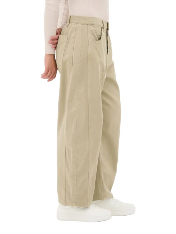 شلوار فول بگ‌کرمی primark - Image 2