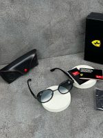 عینک ریبن فراری فریم گرد طوسی مشکی - تصویر 2