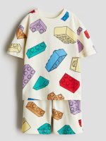 ست تیشرت شلوارک بچگانه H&M