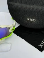 عینک سفید سبز x10d - Image 4