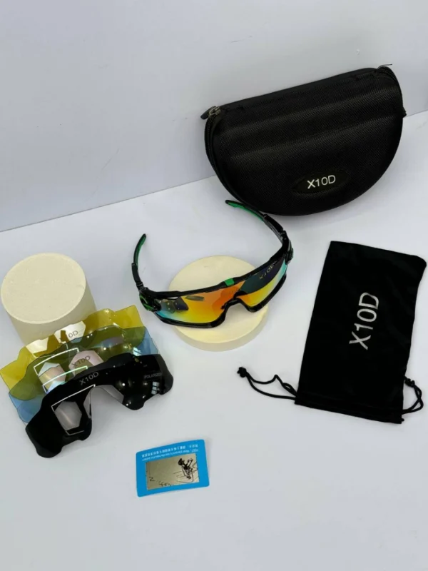 عینک مشکی x10d - Image 2