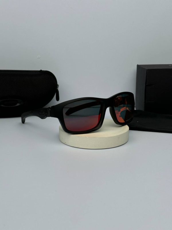 عینک اکلی جوپیتر فریم تمام مشکی شیشه نارنجی - Image 1