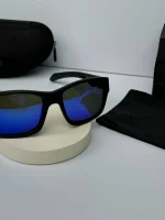 عینک اکلی جوپیتر مشکی شیشه آبی - Image 3