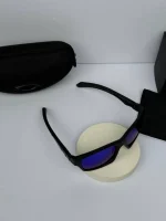 عینک اکلی جوپیتر مشکی شیشه آبی - Image 5