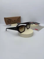 عینک ریبن گردویی شفاف عدسی هایلایت