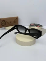 عینک ریبن مشکی براق عدسی هایلایت - Image 4