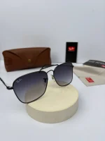 عینک ریبن فریم تیتانی تیره عدسی هایلایت - Image 4