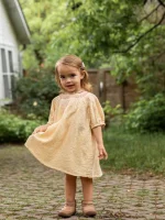 سارافون بچگانه یقه گلدوزی ZARA - Image 5