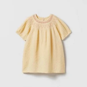 سارافون بچگانه یقه گلدوزی ZARA