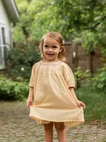 سارافون بچگانه یقه گلدوزی ZARA - Image 3
