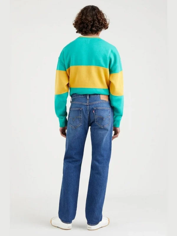 Dark Indigo Men's Jeansشلوار - Image 4