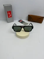 عینک ریبن فندقی شفاف عدسی سبز - Image 2
