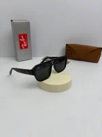 عینک ریبن مشکی براق دودی