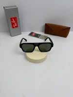 عینک ریبن مشکی مات عدسی سبز - Image 2