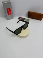 عینک ریبن مشکی مات عدسی سبز - Image 3