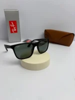 عینک ریبن مشکی مات عدسی سبز - Image 3