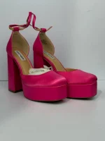 کفش مجلسی ساتن صورتی steve madden
