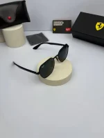 عینک ریبن تمام مشکی دودی - Image 3
