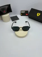 عینک ریبن تمام مشکی دودی - Image 2
