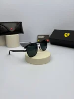 عینک ریبن تمام مشکی دودی