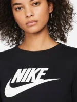 بلوز زنانه مشکی Nike - Image 2