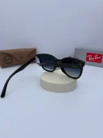 عینک ریبن مدل 4397d مشکی براق عدسی هایلایت - Image 5
