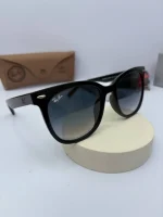 عینک ریبن مدل 4397d مشکی براق عدسی هایلایت - Image 4