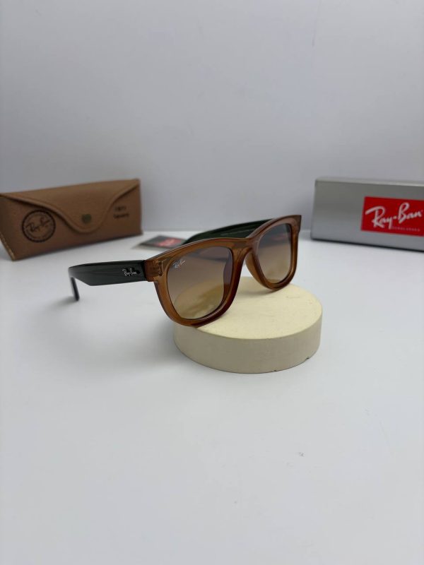 عینک ریبن ریورس rb-r0502s-f دو رنگ عدسی یشمی شفاف - Image 1