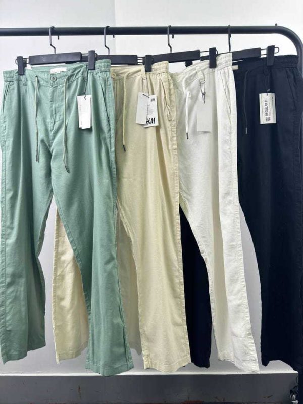 شلوار لینن regular fit - Image 1