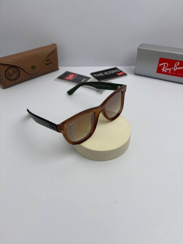 عینک ریبن ریورس rb-r0502s-f دو رنگ عدسی یشمی شفاف - Image 2